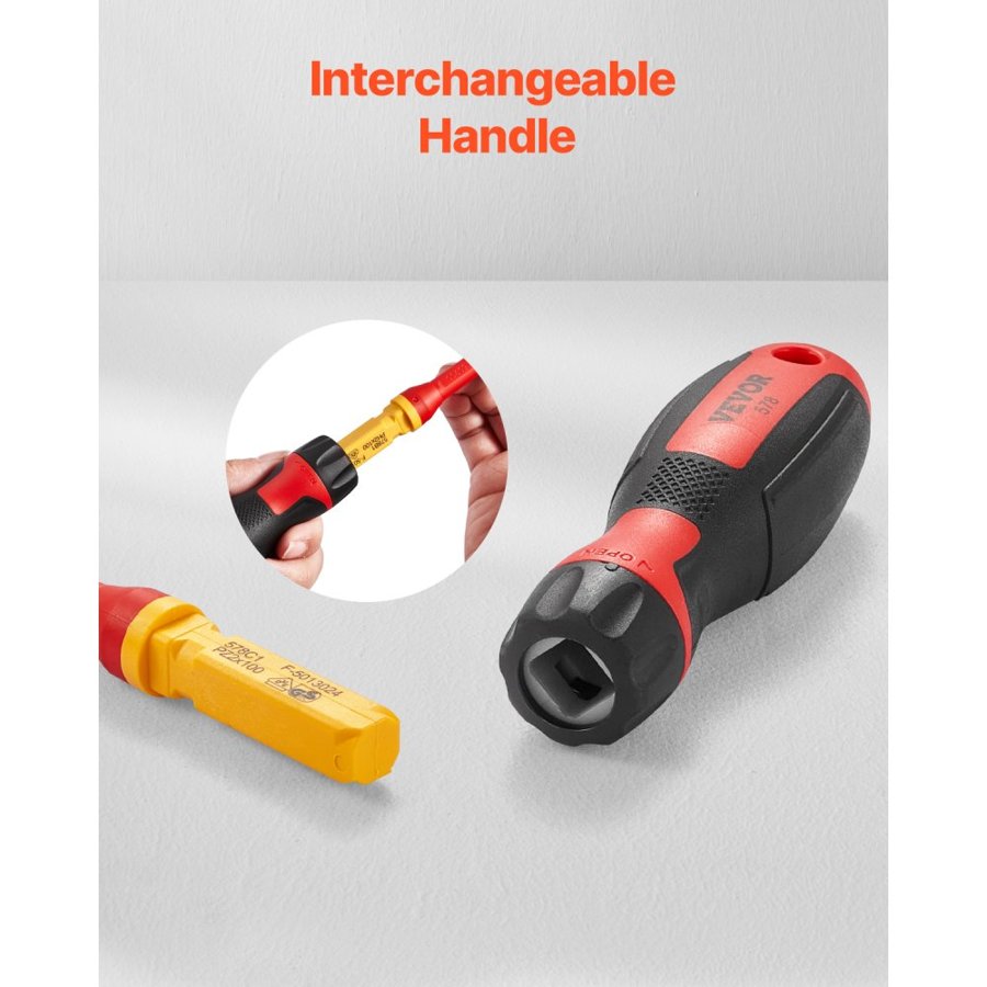 VEVOR Insulated Screwdrivers for Electricians – 13-Piece