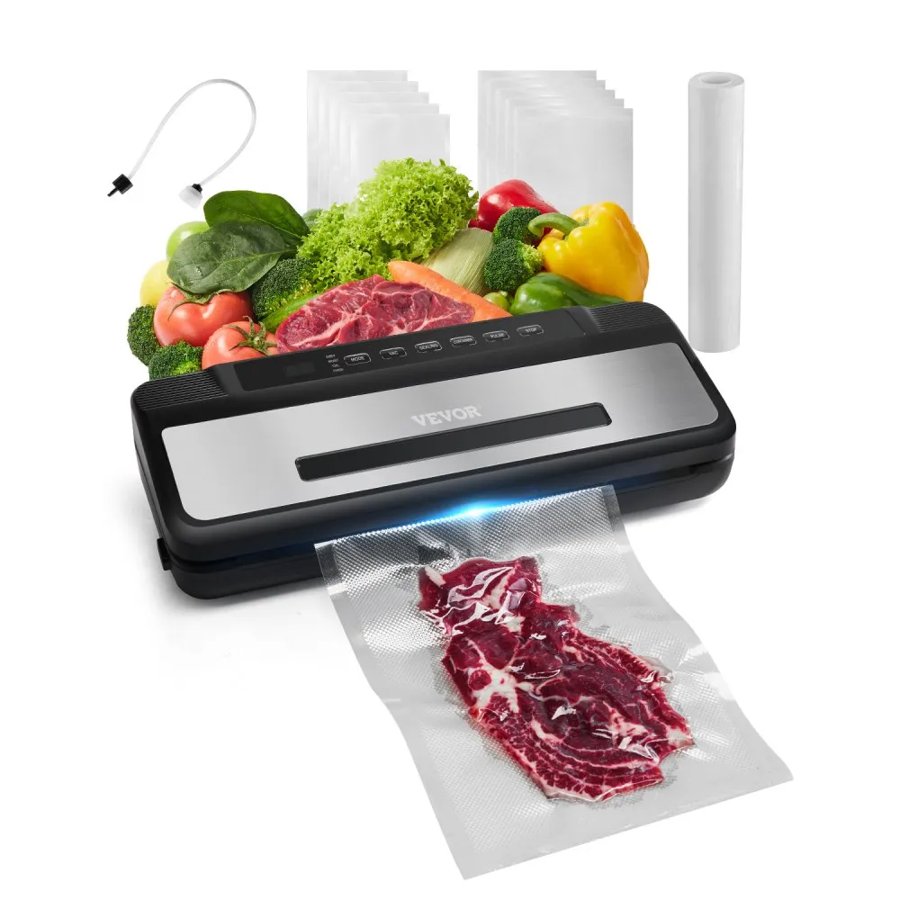 VEVOR Food Vacuum Sealer Machine – 80kPa, 120W, 7-in-1