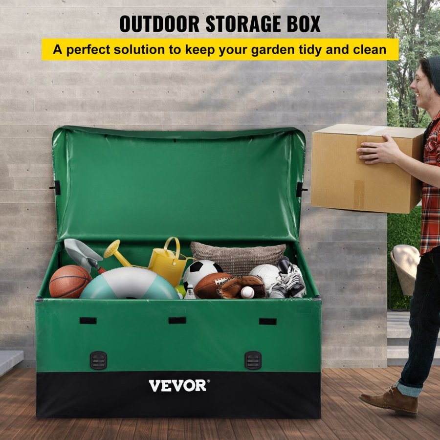 VEVOR Outdoor Storage Box Patio Deck Box 870.6 L Waterproof PE Tarpaulin