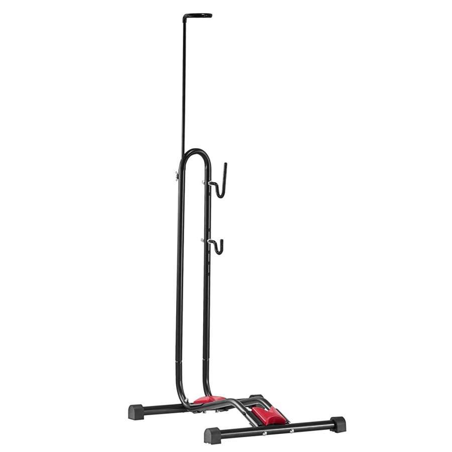 VEVOR Upright Bike Stand – 16-27.5 in, Dual Hooks, 30kg