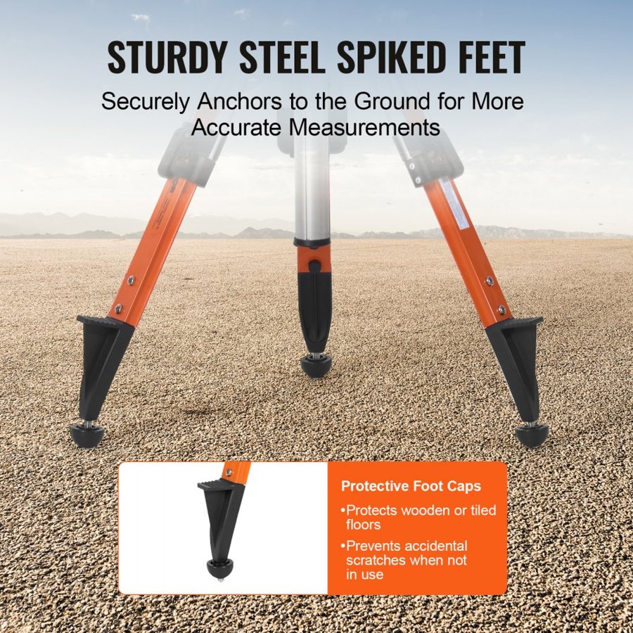 VEVOR Laser Level Tripod Stand – 27.16-67.71 inch Height