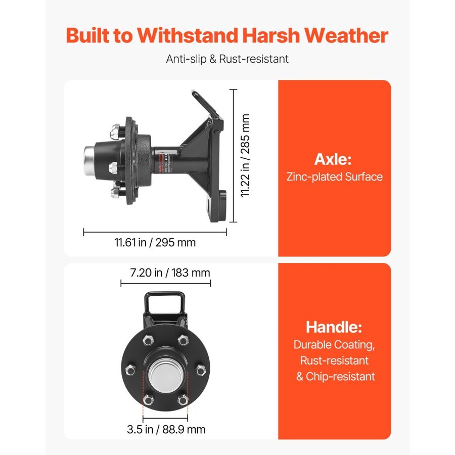 VEVOR Shipping Container Axle Kit — Easy Container Transport