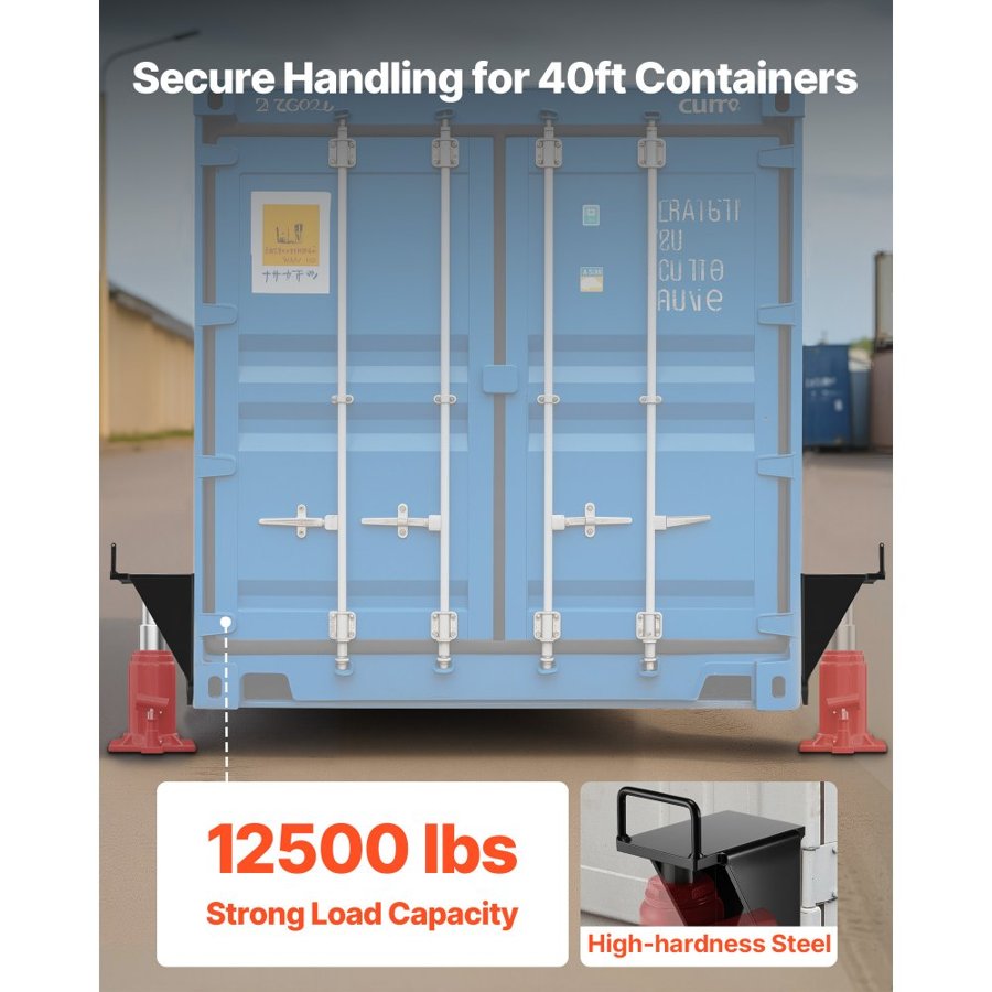 VEVOR Shipping Container Jack Lug – 12,500 lbs, 2-Pack