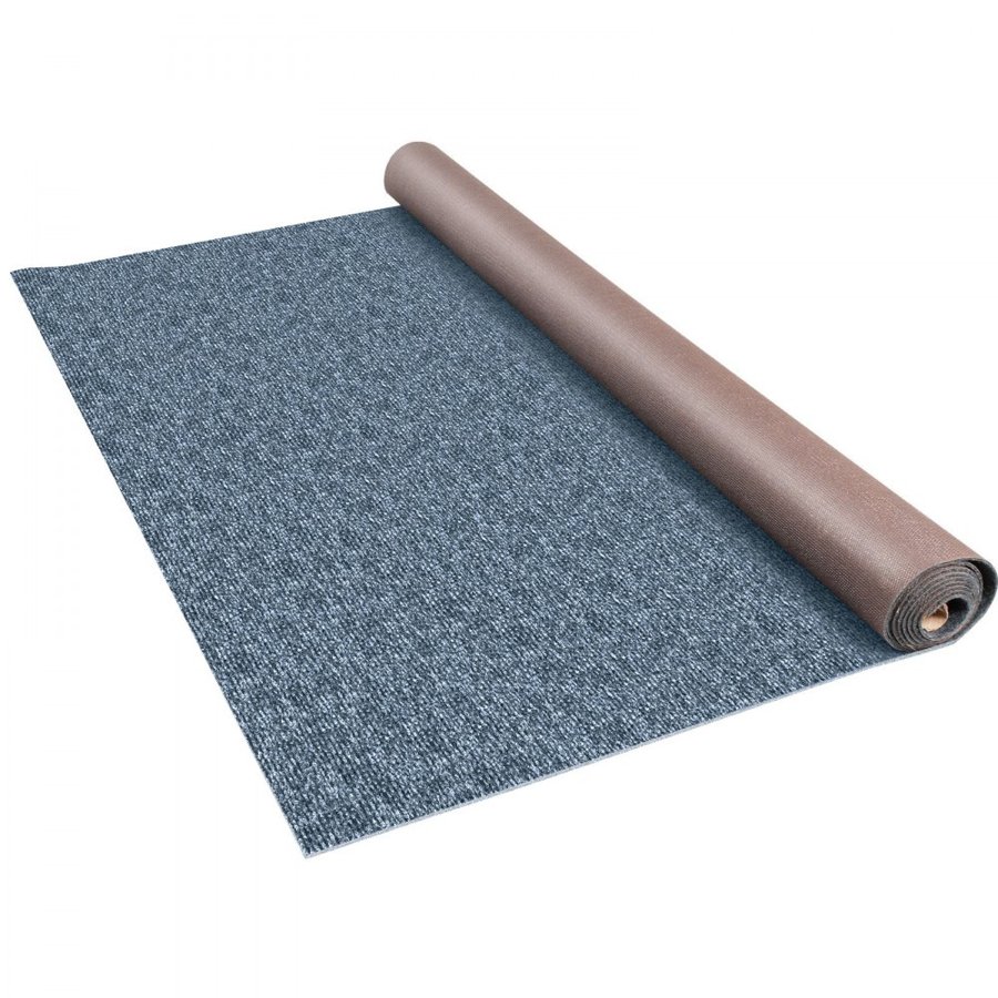 VEVOR Indoor Outdoor Rug Carpet 5.9x36ft Outdoor Rug with Waterproof Back Outdoor Rug for Patio Porch Deck Garage Outdoor Area Rug Runner Anti-Slide Porch Rug No Mildew Kitchen Carpet(Grey,11M)