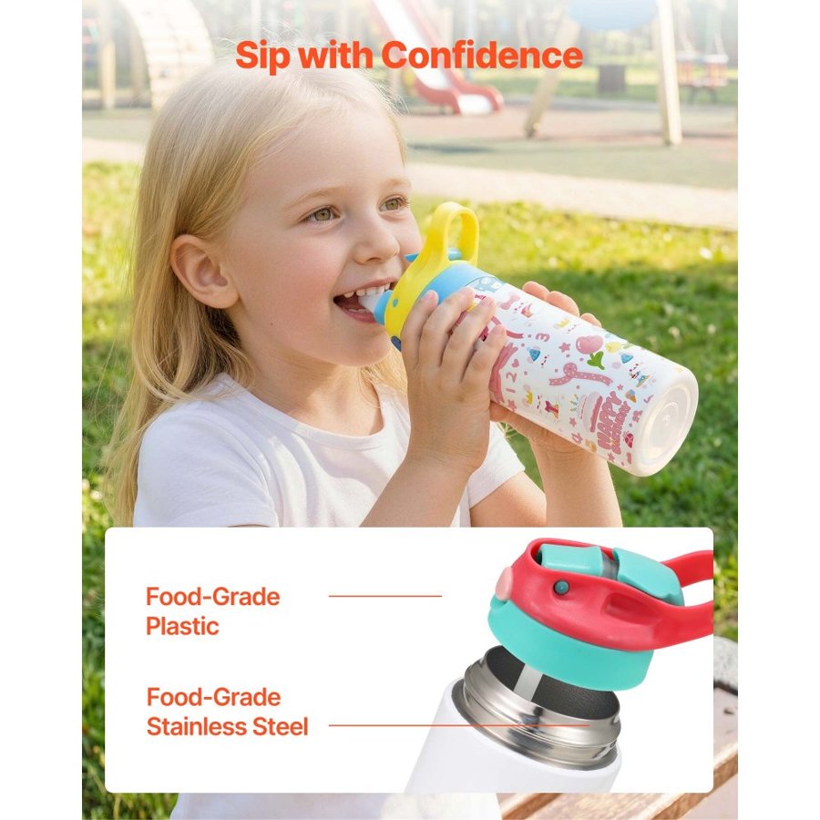 VEVOR 12 oz Sublimation Tumblers – 12-Pack, Lids & Straws