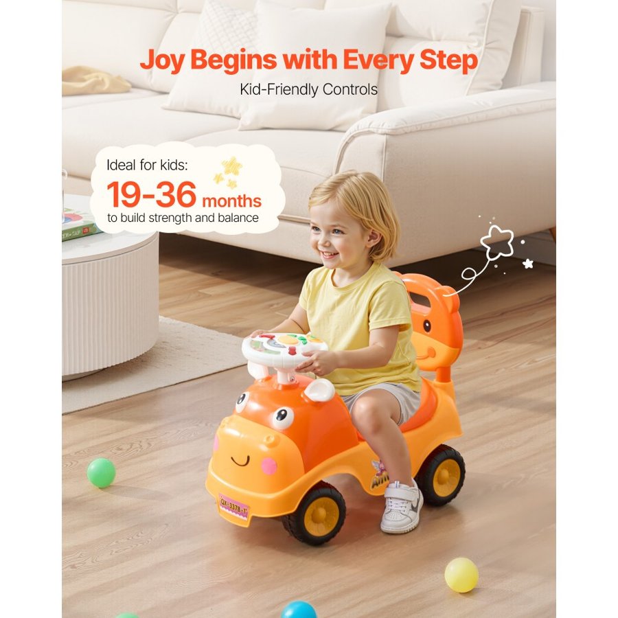 VEVOR Push Car for Toddler –  19-36 Months Toddler, 48.5 lbs