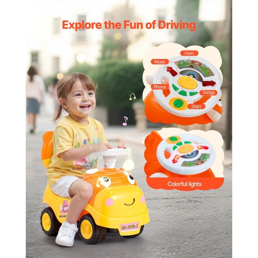 VEVOR Push Car for Toddler –  19-36 Months Toddler, 48.5 lbs