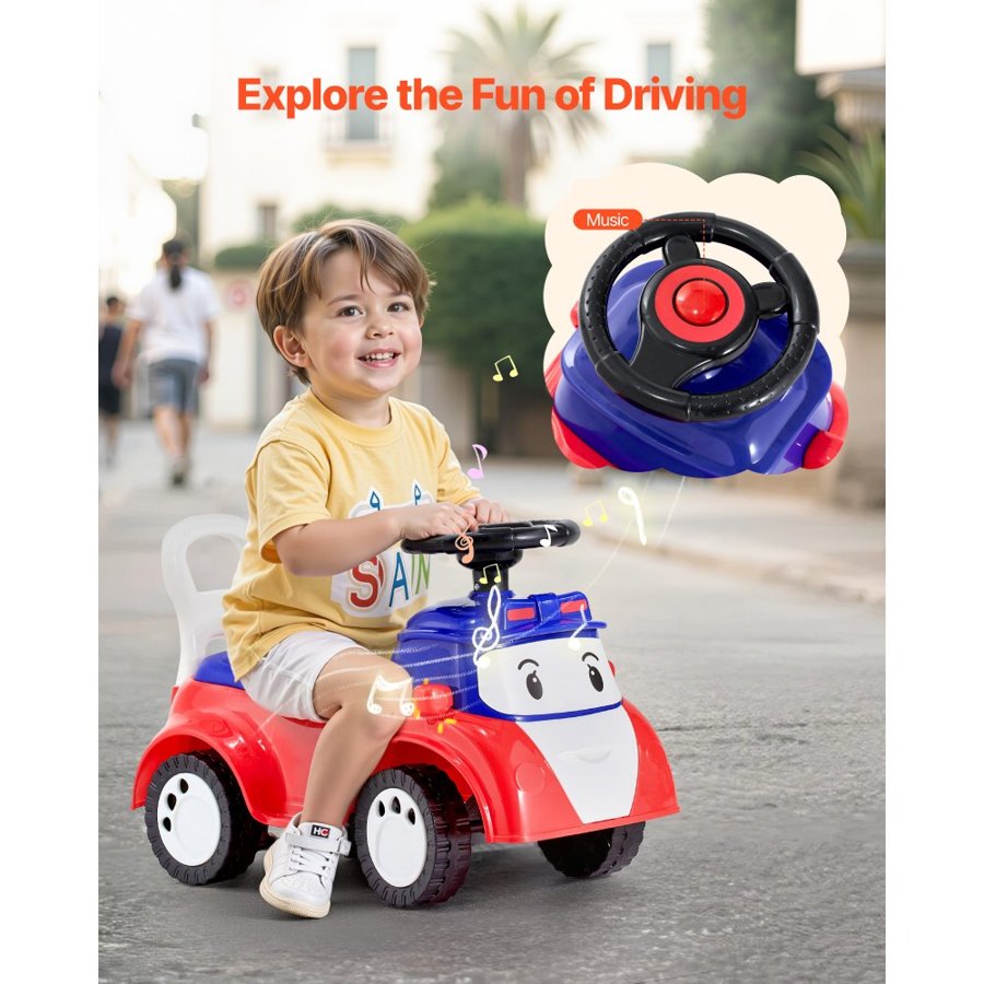 VEVOR Red Ride On Car – 19-36 Months, 55 LBS Capacity