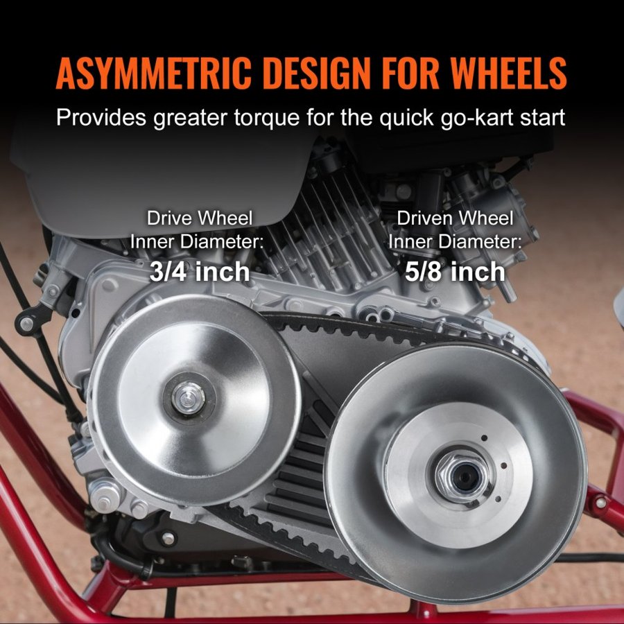 VEVOR Torque Converter Kit – 2 to 8 HP, 2000 RPM, 30 Series