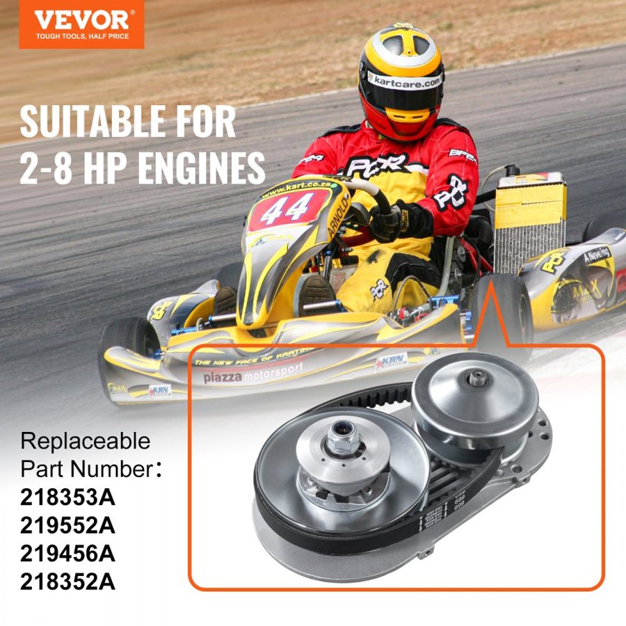 VEVOR Belt Driven Clutch for Go-Kart – 2–8HP, 2000 RPM Power