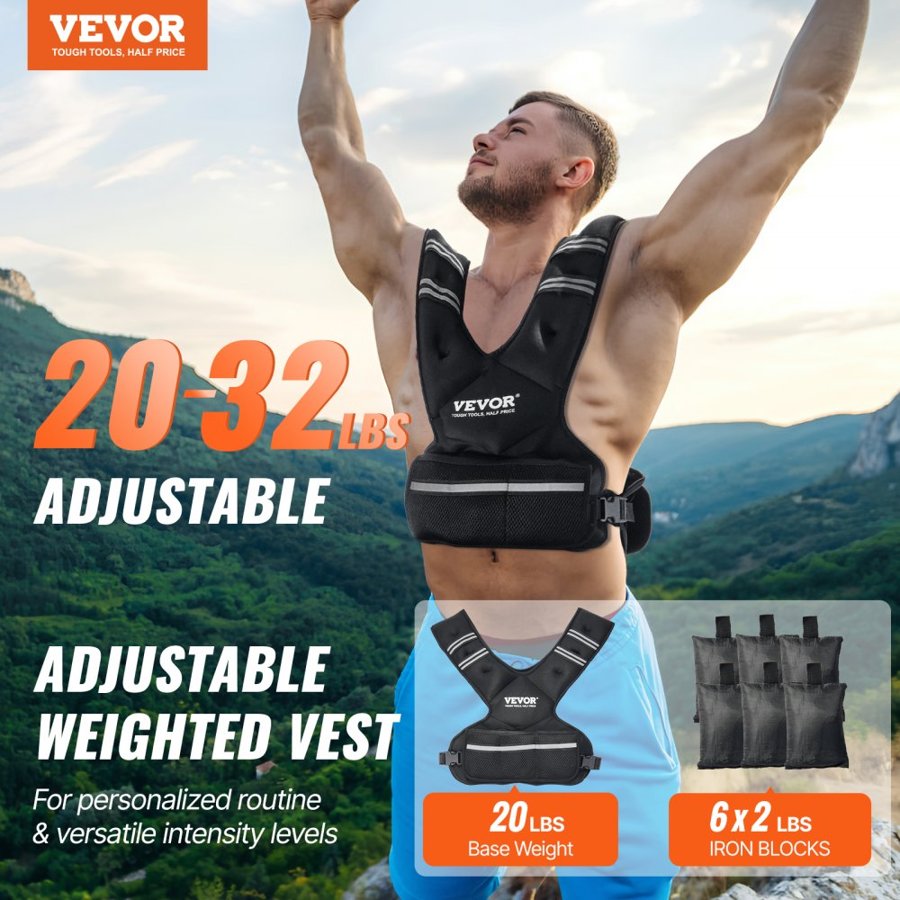 VEVOR weighted vest for women — Adjustable Training Gear