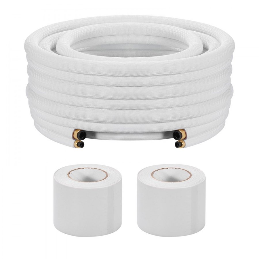 VEVOR Mini Split Copper Line Set – 100ft, 3/8” & 5/8” Tubing