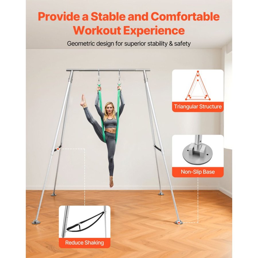 VEVOR Yoga Swing Stand Frame – 310 LBS, 5–11 FT Height