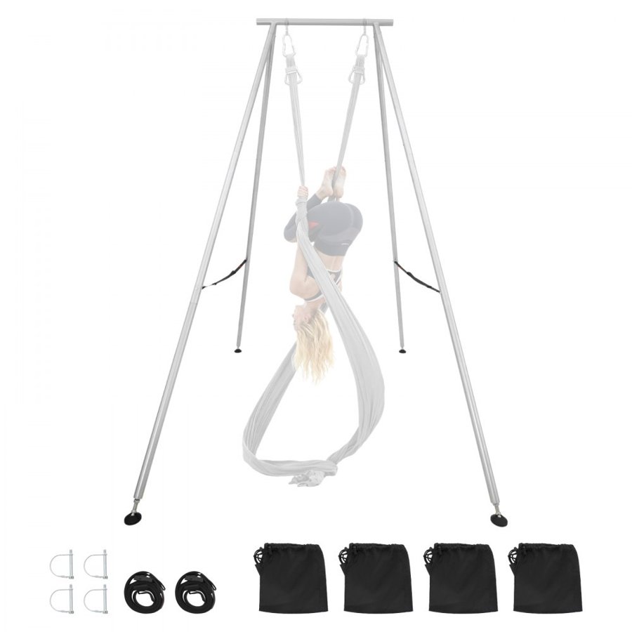VEVOR Aerial Yoga Stand Frame – 551 lbs Max, 9.6 ft Height