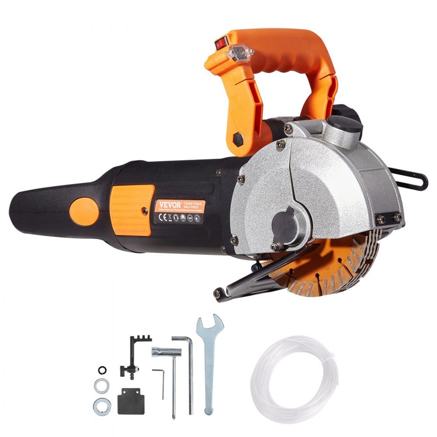 VEVOR Electric Wall Chaser – 133mm Blade, 41mm Depth, 2500W