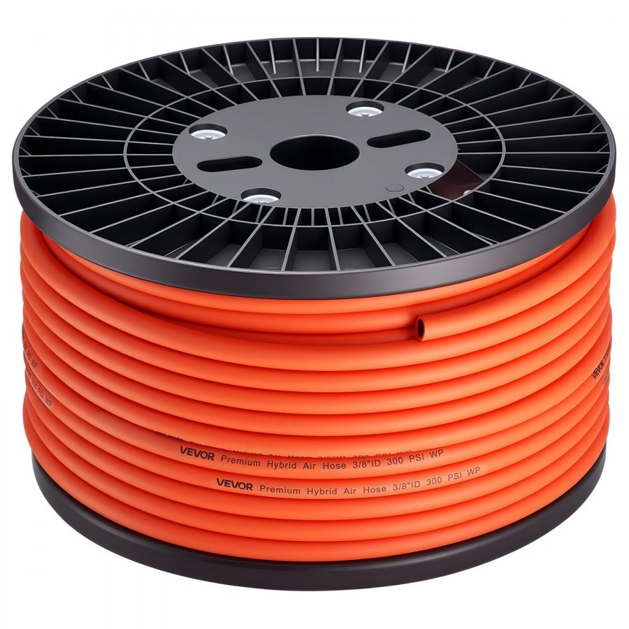 VEVOR 3/8 Air Compressor Hose – 250 ft Hybrid, 300 PSI