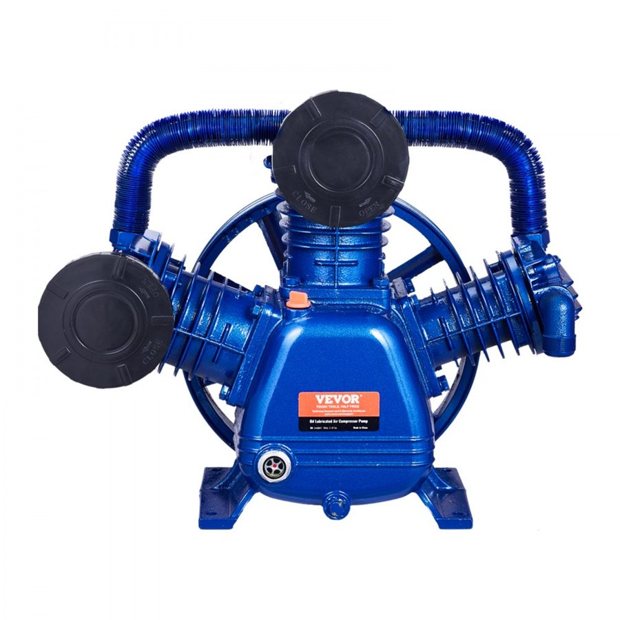 VEVOR 10 HP Air Compressor Pump – 17.5 CFM, 3-Cylinder