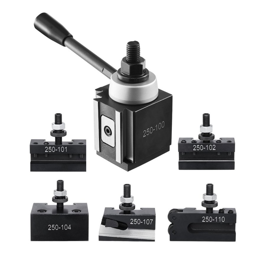 VEVOR Quick Change Lathe Tool Post – 6-Piece, 6"-12" Swing