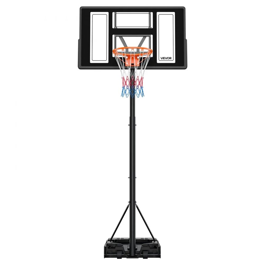 VEVOR Portable Basketball Hoop and Stand – 4.4 to 10 Ft