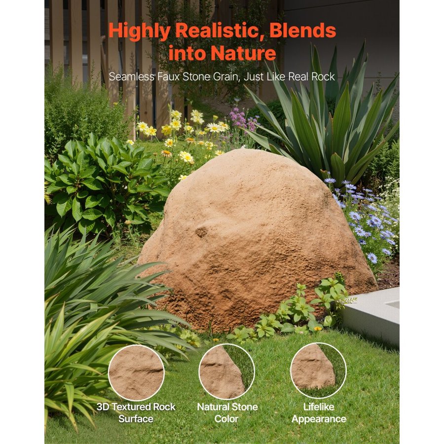 VEVOR Faux Rock Covers – 23.23 × 18.11 × 12.99 inch