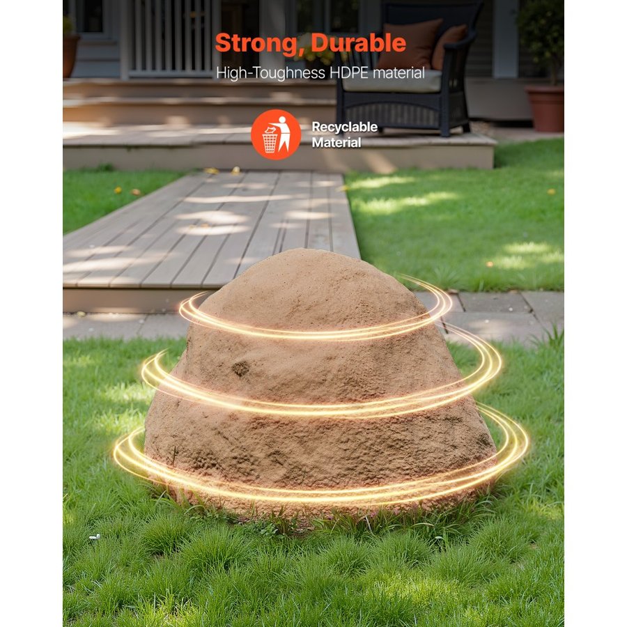 VEVOR Faux Rock Covers – 23.23 × 18.11 × 12.99 inch