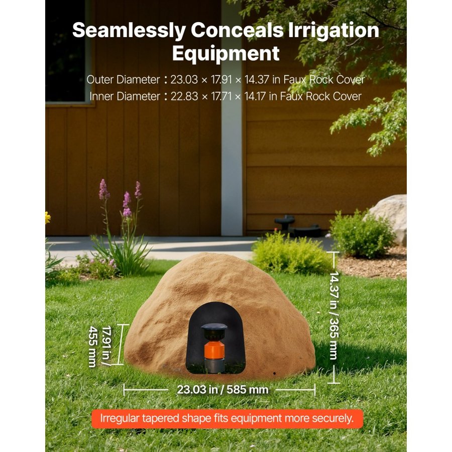 VEVOR Faux Rock Covers – 23.23 × 18.11 × 12.99 inch