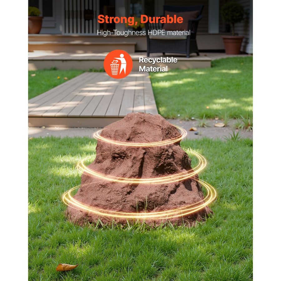 VEVOR Faux Rock Well Cover – 14.17 x 16.14 x 10.63 Inch