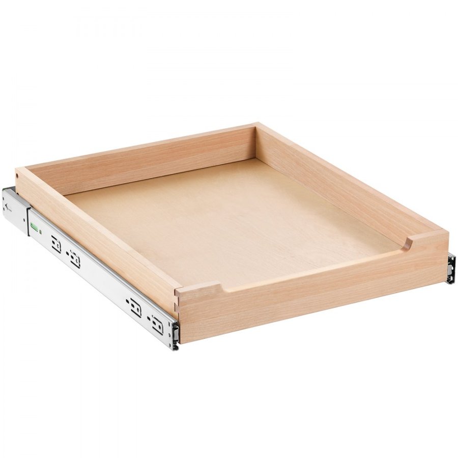 VEVOR Wood Sliding Drawers – 17"W x 21"D, 60 Lbs Capacity