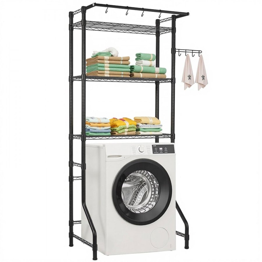 VEVOR Over The Washer And Dryer Storage Shelf – 3 Tier Rack