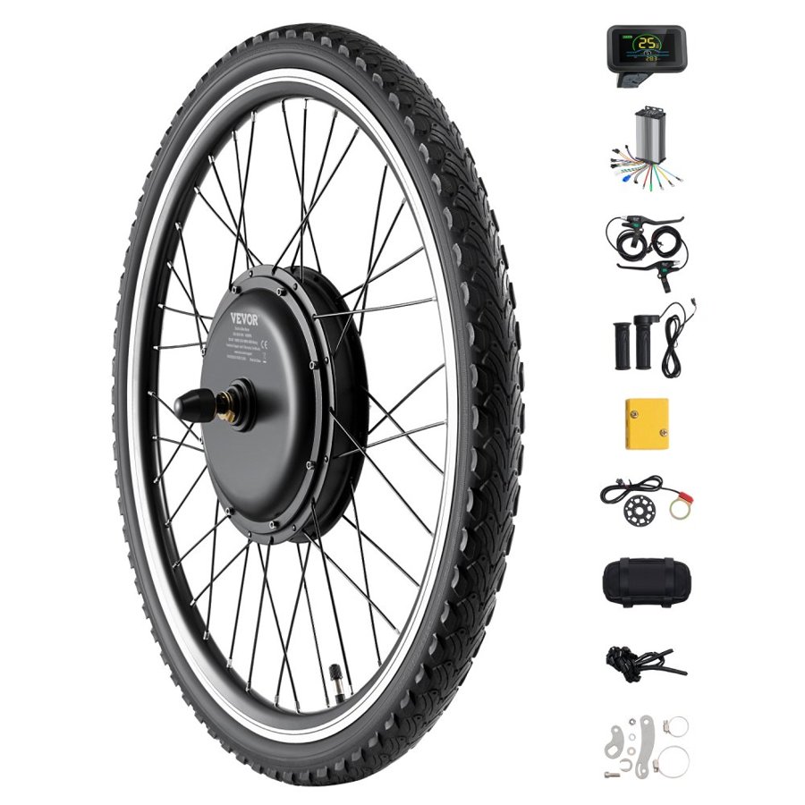 VEVOR 26" Electric Bike Conversion Kit – 1000W Motor