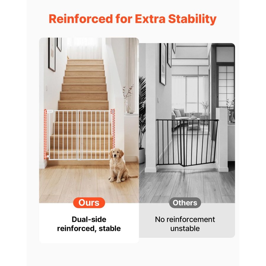 VEVOR Baby Gate for Dogs – 920 mm Tall,  720-1085 mm Width
