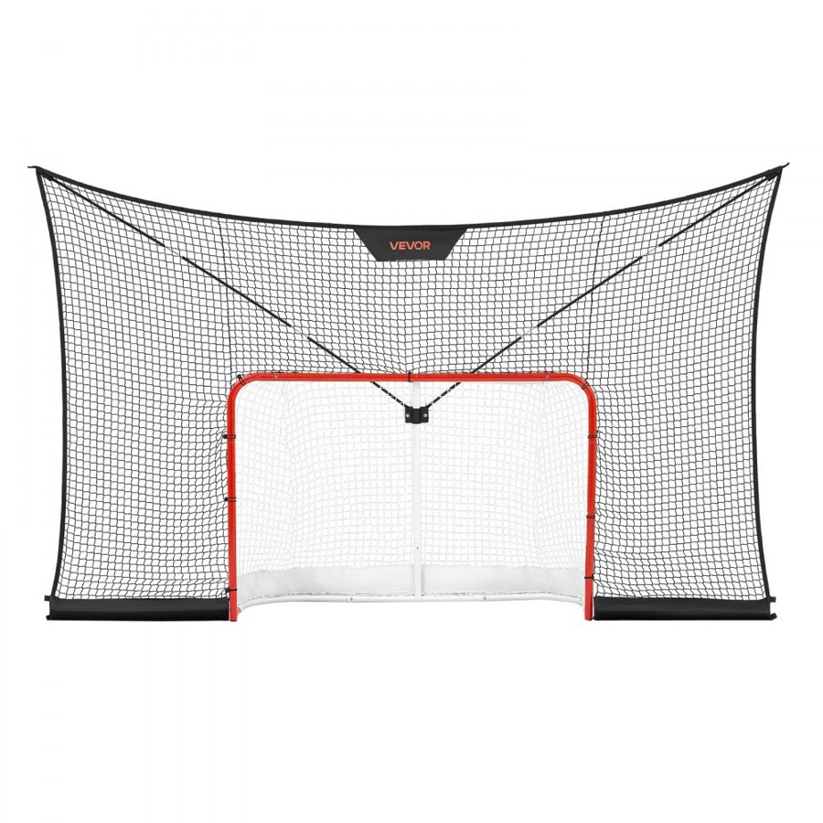 VEVOR Hockey Goal and Backstop Net Set – 366x213 cm