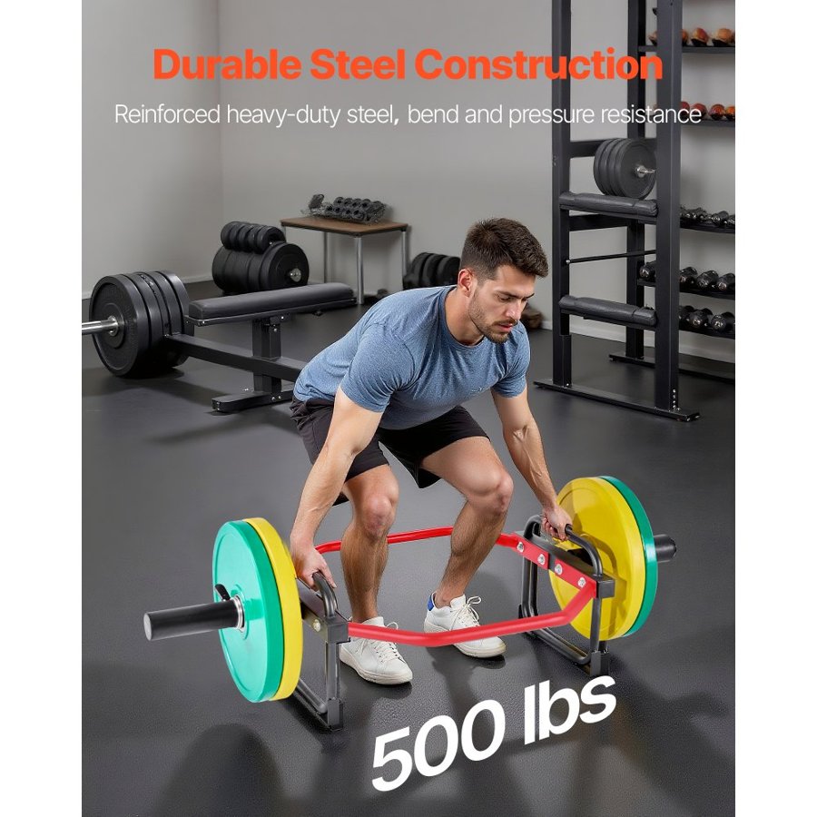 VEVOR 2 Inch Hex Bar – 500 Lbs Capacity, 2-Inch Sleeves