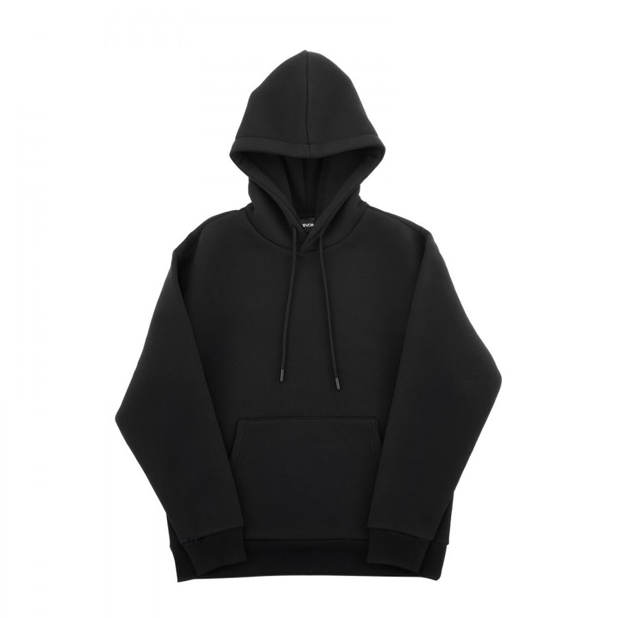 VEVOR Men Pullover Hoodie, X-Large Size, Fleece Long Sleeve Comfy Casual Basic Pullover Hooded Sweatshirt, Warm & Skin-friendly, Practical & Trendy, Black Hoodie with Large Pocket for Fall & Winter