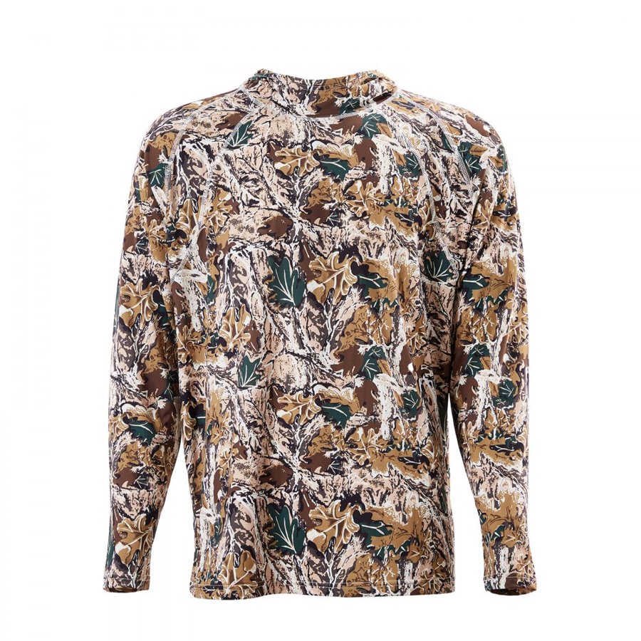 VEVOR Camo Hoodie, XX-Large Size, Men Pullover Hooded Sweatshirt, Moisture Wicking & Breathable, Quick-dry, Hiking Fishing Shirt with Hood, Long Sleeves Hunting Shirts for Spring & Summer Outdoor Work