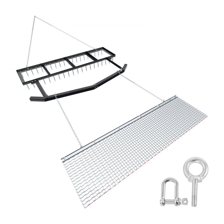 VEVOR 6 ft Drag Harrow – 19.49 × 72.44 Inch, 80 LBS