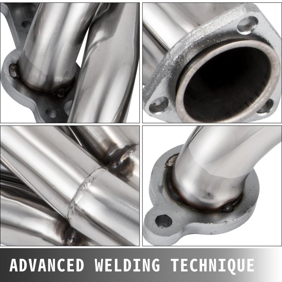 VEVOR Exhaust Header Set 44.45mm Exhaust Turbo Headers, Stainless Steel Exhaust Manifold Headers, Shorty Engine Conversion LS Swap Exhaust Headers for Chevy LS1 LS2 LS3 LS6 LS10 SUV/Truck Car