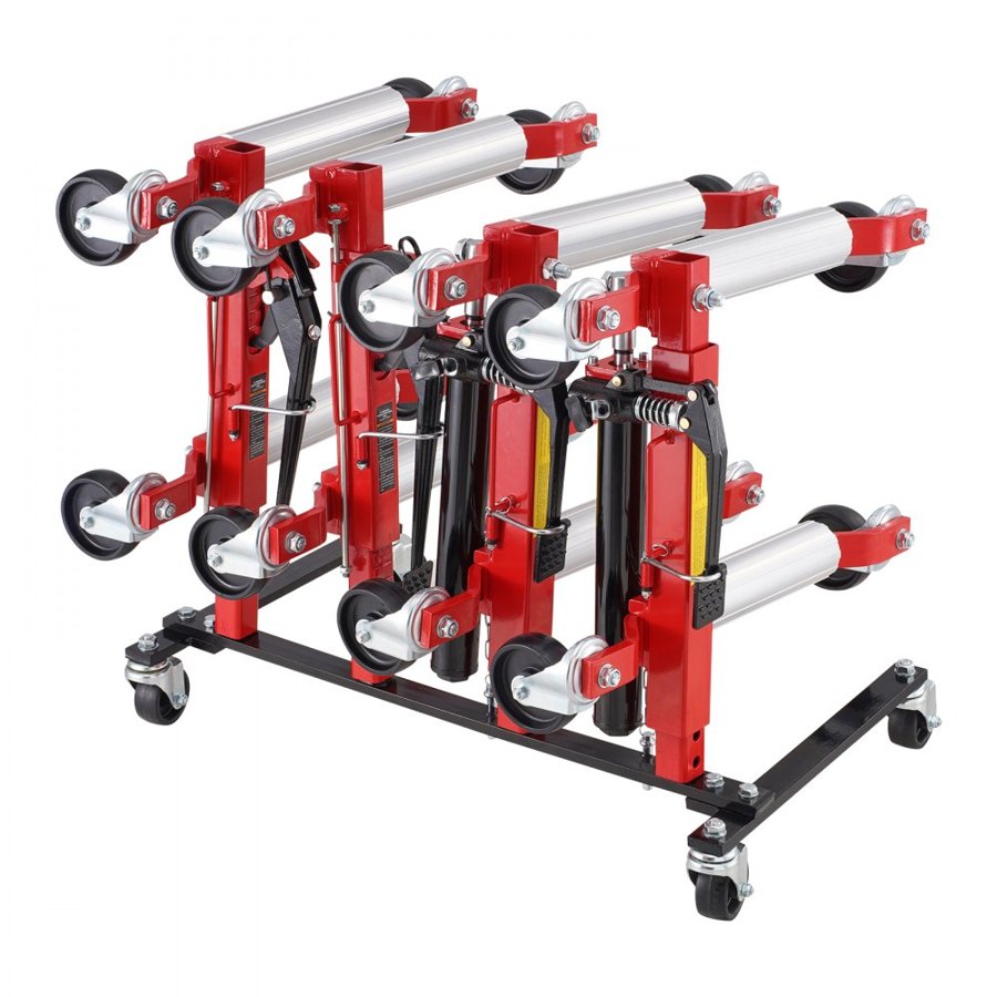 VEVOR Car Dolly Rack – 4-Dolly Capacity, Q235B Steel Frame