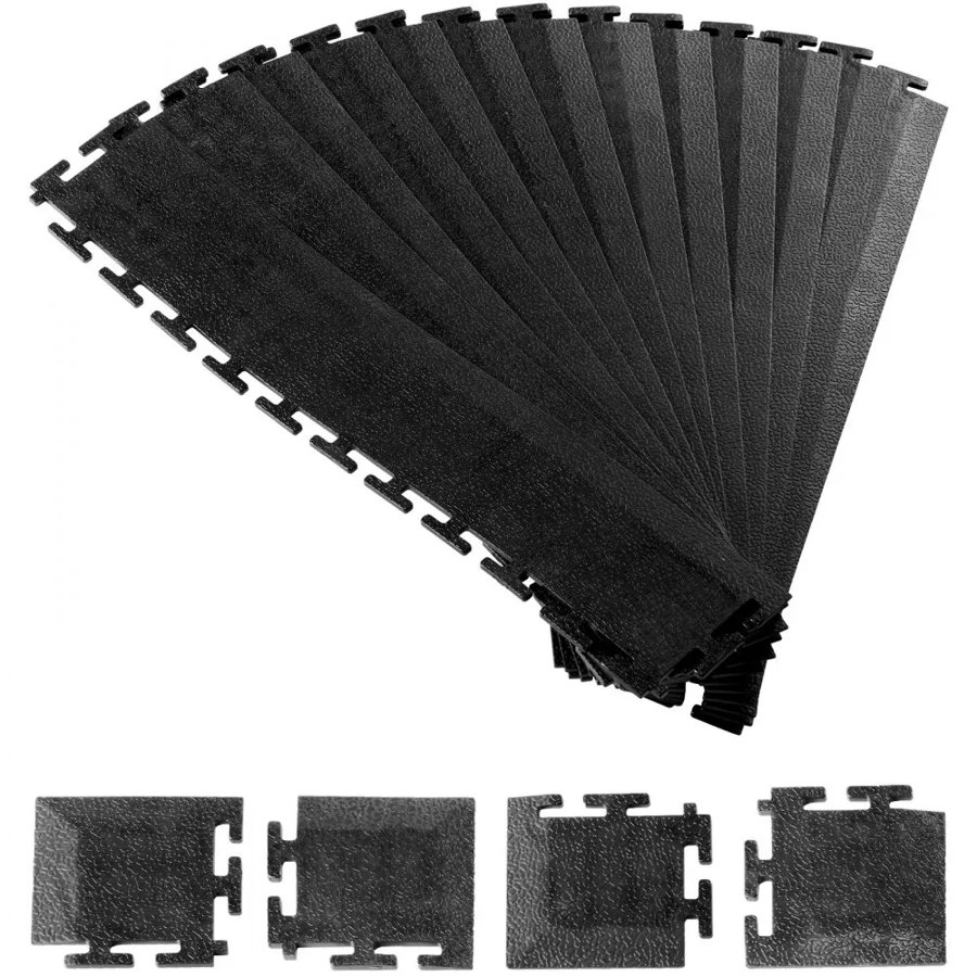 VEVOR Garage Floor Edging – 12 Edges, 4 Corners, 5mm Thick