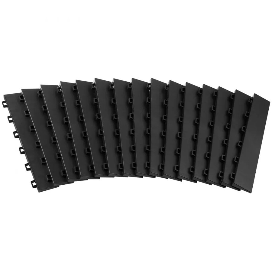 VEVOR Garage Floor Edging – 15 PCS, 12.1mm PP Kit