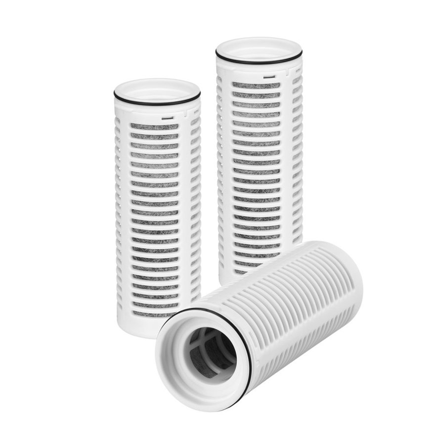 VEVOR Pitcher Water Filter Replacements, 3-pack Water Filters for Pitchers and Dispensers, No BPA, Last 3 Months or 211 Gallons, Reduce Chlorine, Rust, Odors, PFOA/PFOS, for Water Filter Pitcher 6287