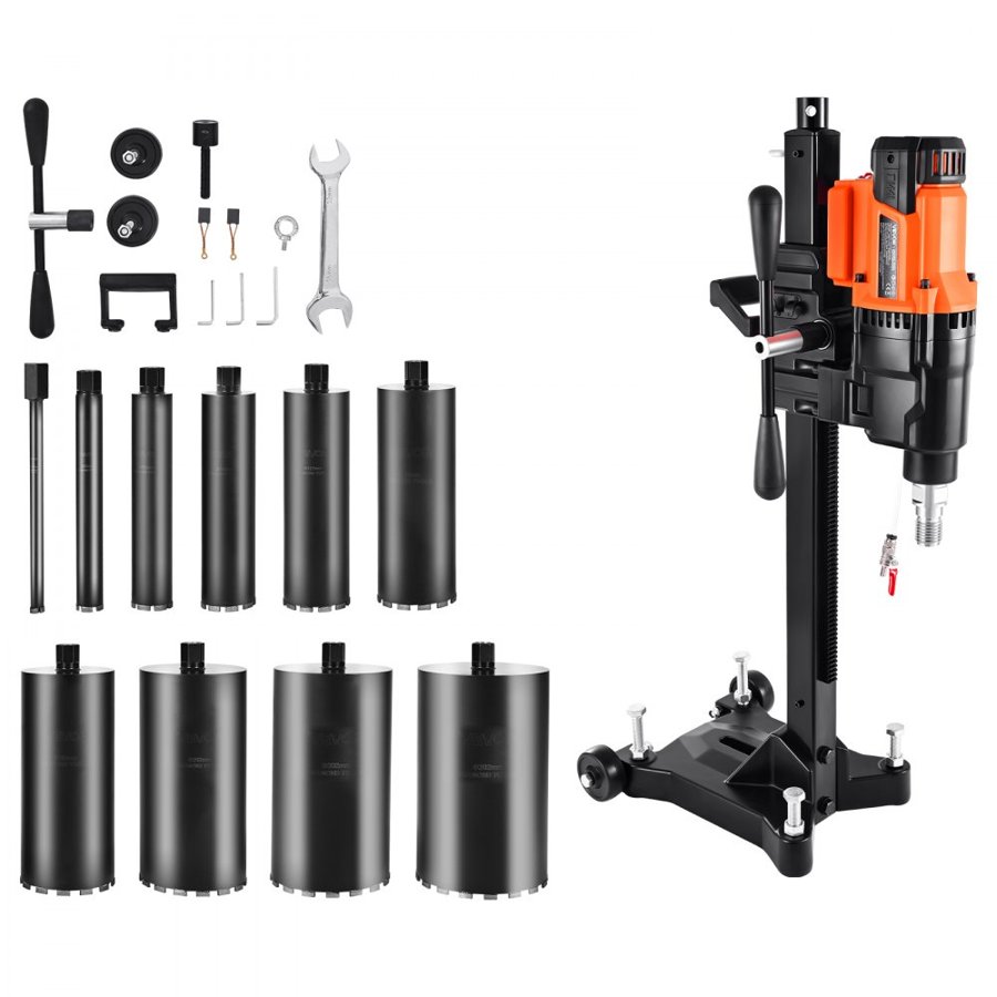 VEVOR Diamond Core Drilling Machine – 10", 2500W, 750RPM