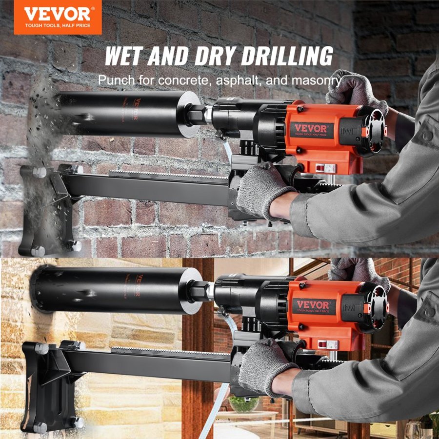 VEVOR Diamond Core Drill Concrete – 3200W, 750RPM, 8-inch