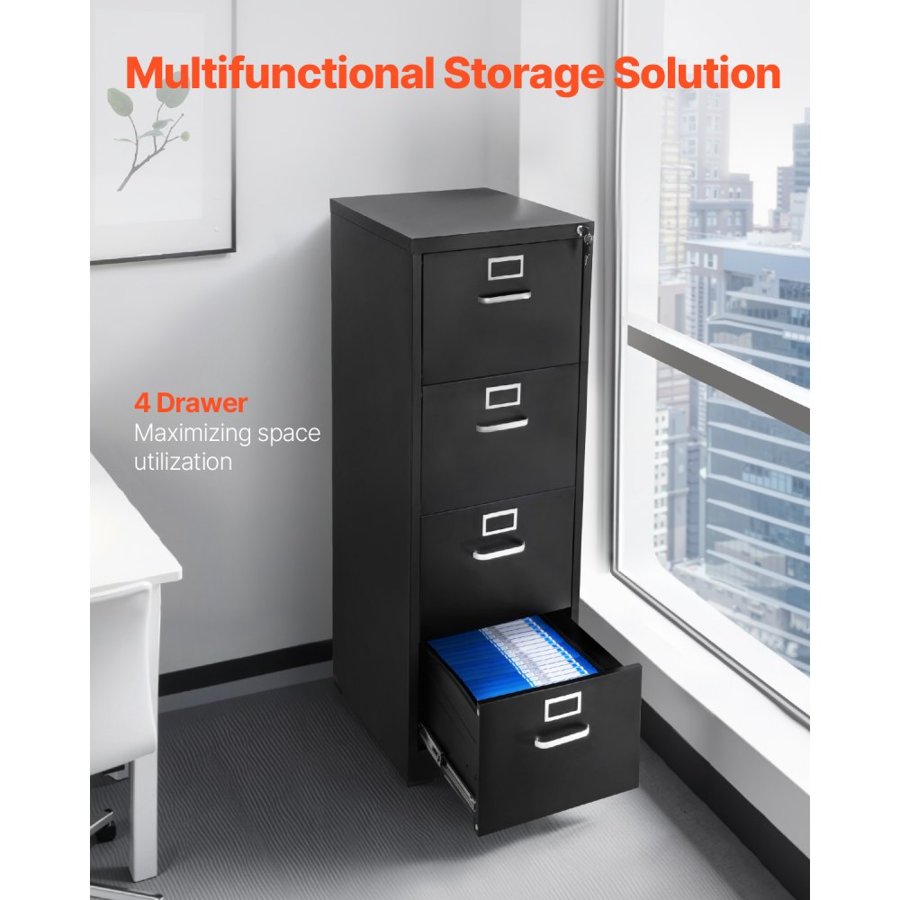 VEVOR Metal File Cabinet – Vertical Cabinets with lock