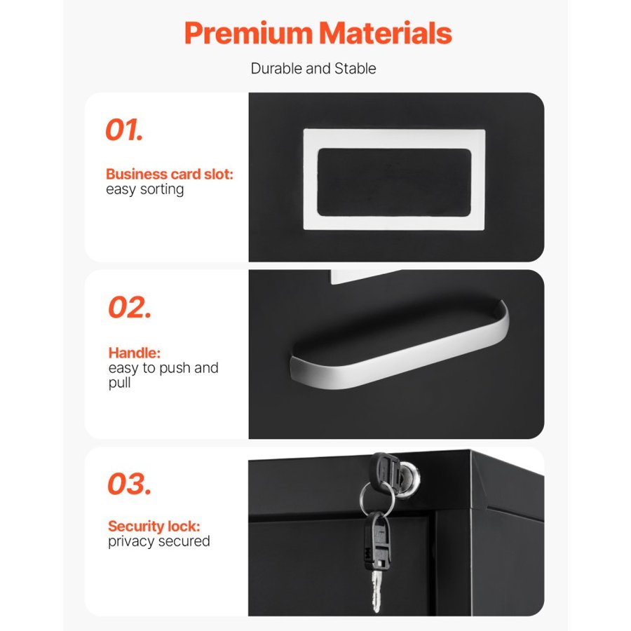 VEVOR Metal File Cabinet – Vertical Cabinets with lock