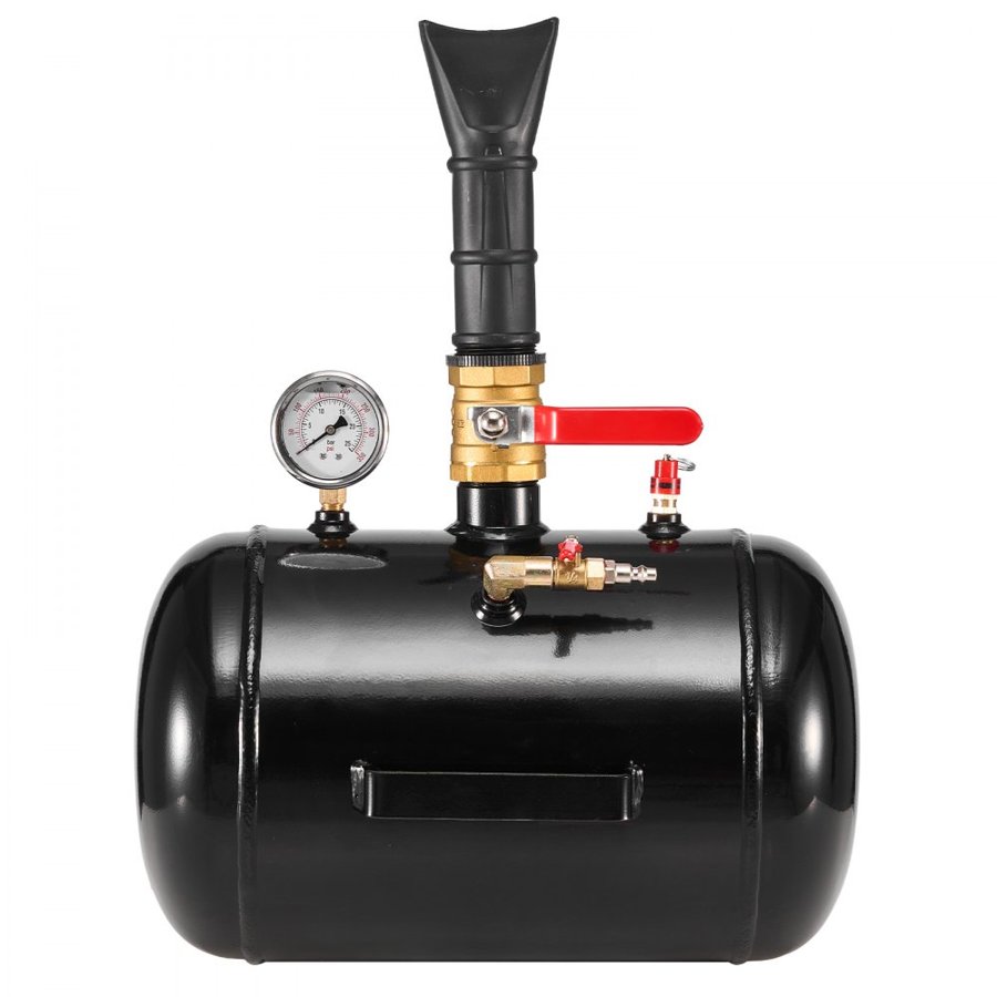 VEVOR Bead Seater Air Tank – Dual Nozzle, 5 Gal, 145 PSI