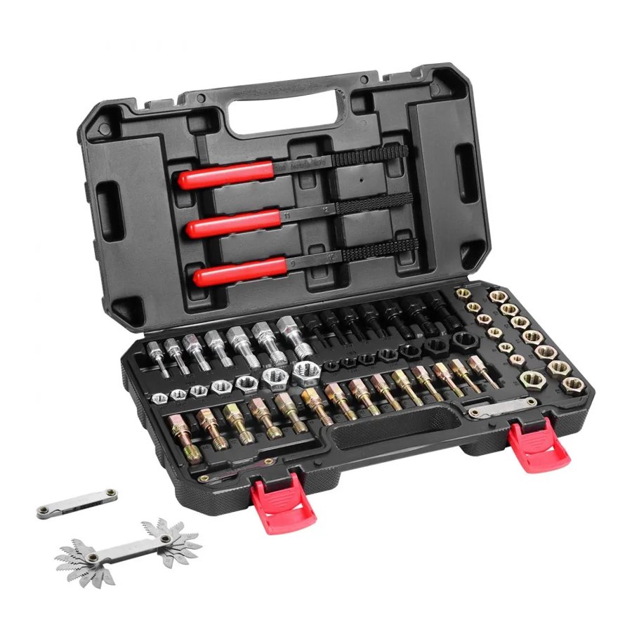 VEVOR Rethreader Tool Kit – 61 Piece, 28 Taps, 28 Dies