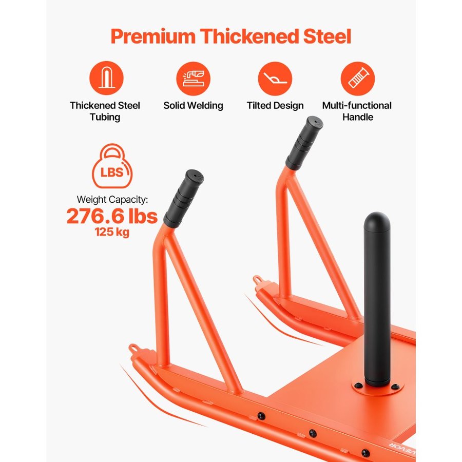 VEVOR Sled Workout Equipment – 1/2 In Plates, 2-inch Bar