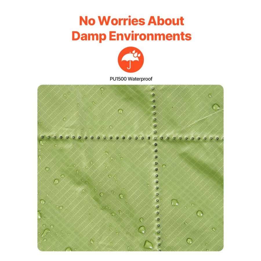 VEVOR Camping Blanket 2,08 m x 1,4 m(82" x 55") Warm Stadium Blanket 330GSM Outdoor Travel
