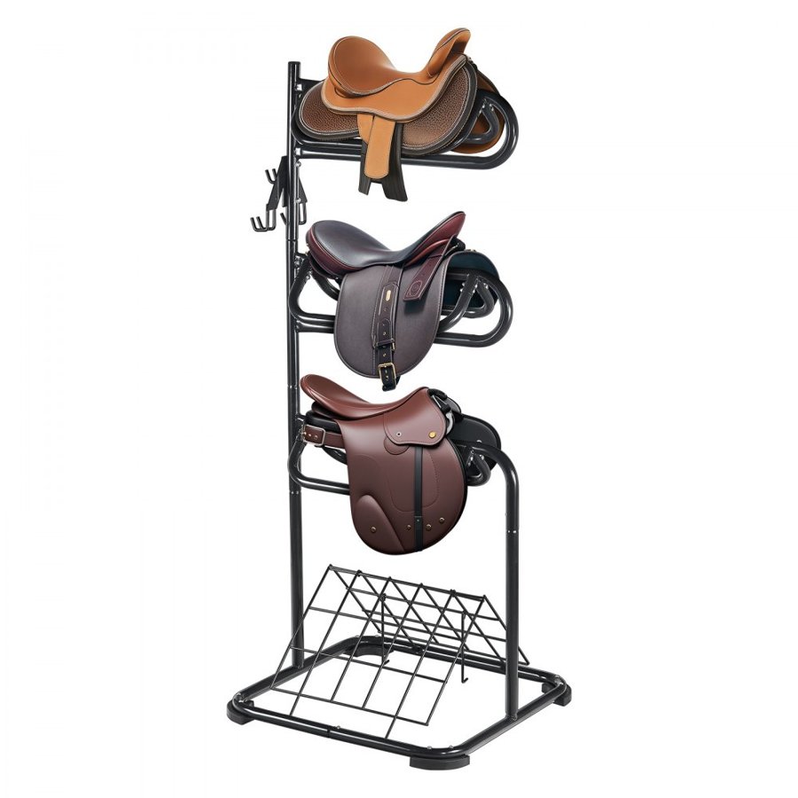 VEVOR Free Standing Saddle Stand – 30 x 30 x 68.5 inch